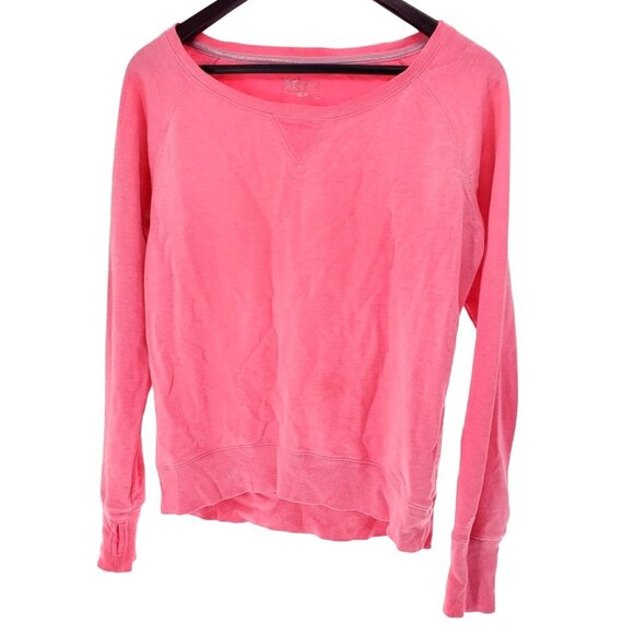 Xersion S Performancewear Neon Pink Activewear Long Sleeve Barbiecore Sweatshirt - Picture 2 of 11
